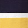 Navy blue-sun yellow color swatch for Color Block Zip Sweatshirt.