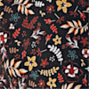 BLACK & BROWN color swatch for Boho Floral Print Tunic.