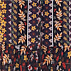 BLACK & BROWN color swatch for Tie Neck Floral Boho Dress.