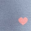 Blue Grey color swatch for Heart Print Sweater.