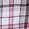 Ecru-old rose-checked color swatch for Checkered Button Up Blouse.