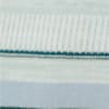 Chalk-Mint-Petrol-Striped color swatch for Striped Ribbed Sweater.