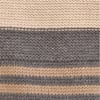 camel-anthracite-striped color swatch for Striped Ribbed Hem Sweater.