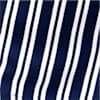 NAVY-WHITE-PATTERNED color swatch for Pleated Stripe Blouse.