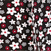 BLACK-RED PRINTED color swatch for Floral Midi Dress.