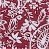 BORDEAUX MULTI color swatch for Paisley 3/4 Sleeve Shirt.