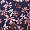 Navy blue-rose quartz-printed color swatch for Floral Print Long Sleeve Shirt.