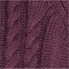 BURGUNDY color swatch for Chunky Knit Long Cardigan.