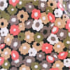 Grapefruit-Olive Green-Printed color swatch for Floral Button Panel Shirt.