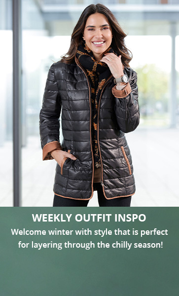 Welcome winter with style that is perfect for layering through the chilly season!